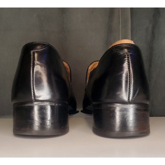 Johnston & Murphy USA Made Aristocraft Black Slip On Dress Shoes US 12 AA - Picture 4 of 13